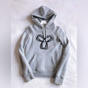 TNA Aritzia Grey Fleece Lined Hoodie Sweater